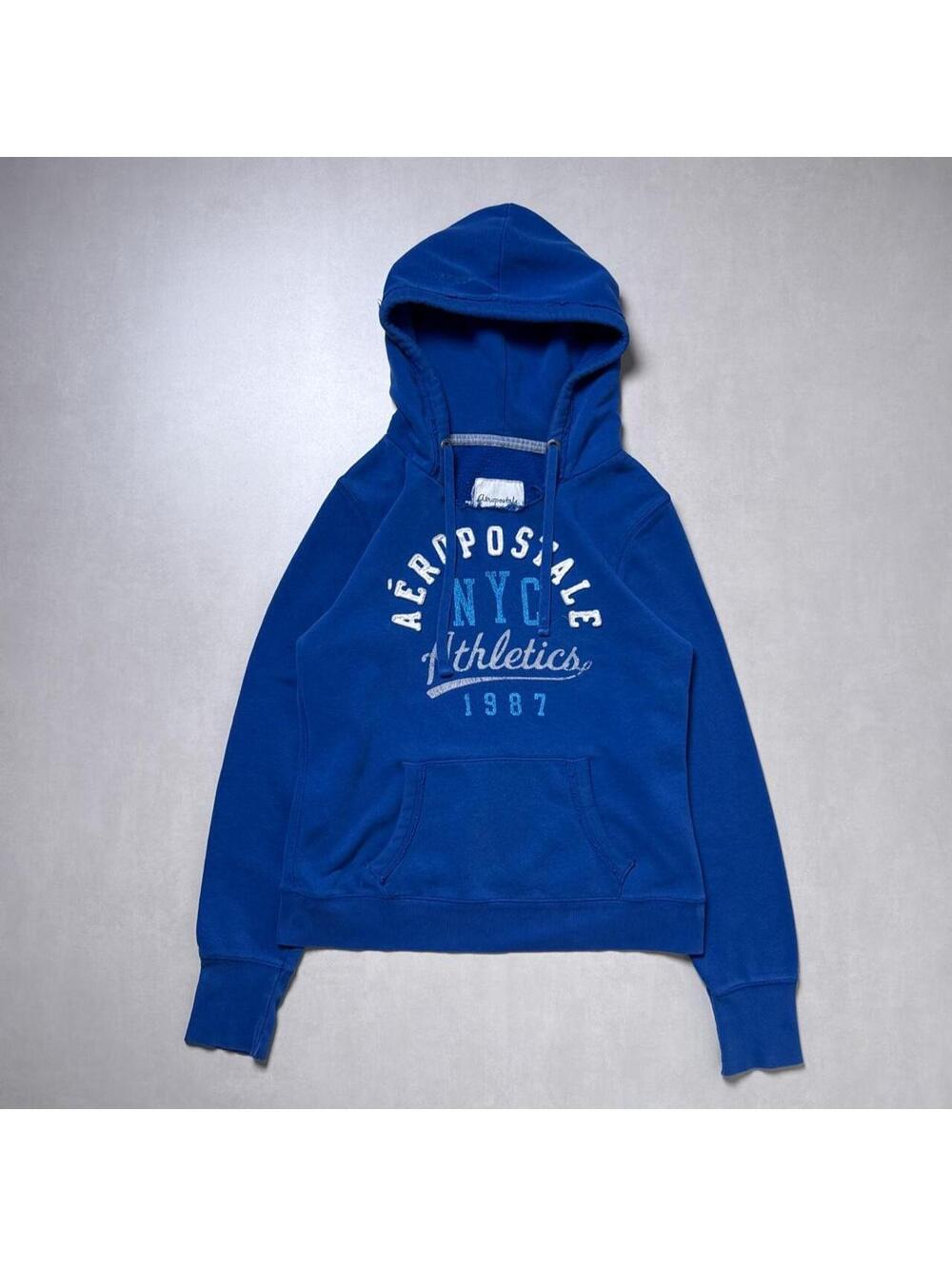 Y2K Aeropostale New York 00s Blue Hoodie Women’s Jacket